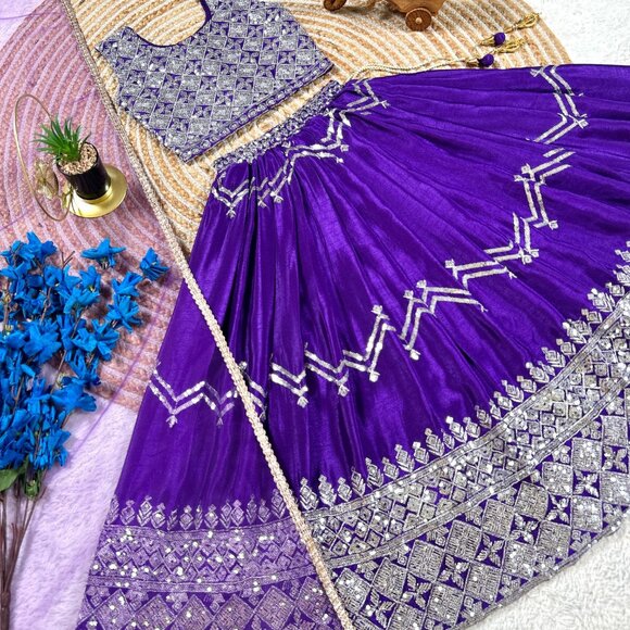 Girl's Lehenga - Picture 11 of 11